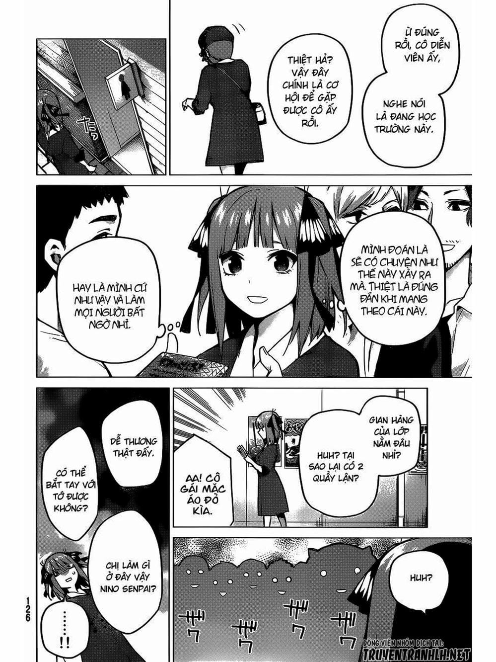 Truyện Tranh Nhà Có 5 Nàng Dâu - Gotoubun No Hanayome trang 6