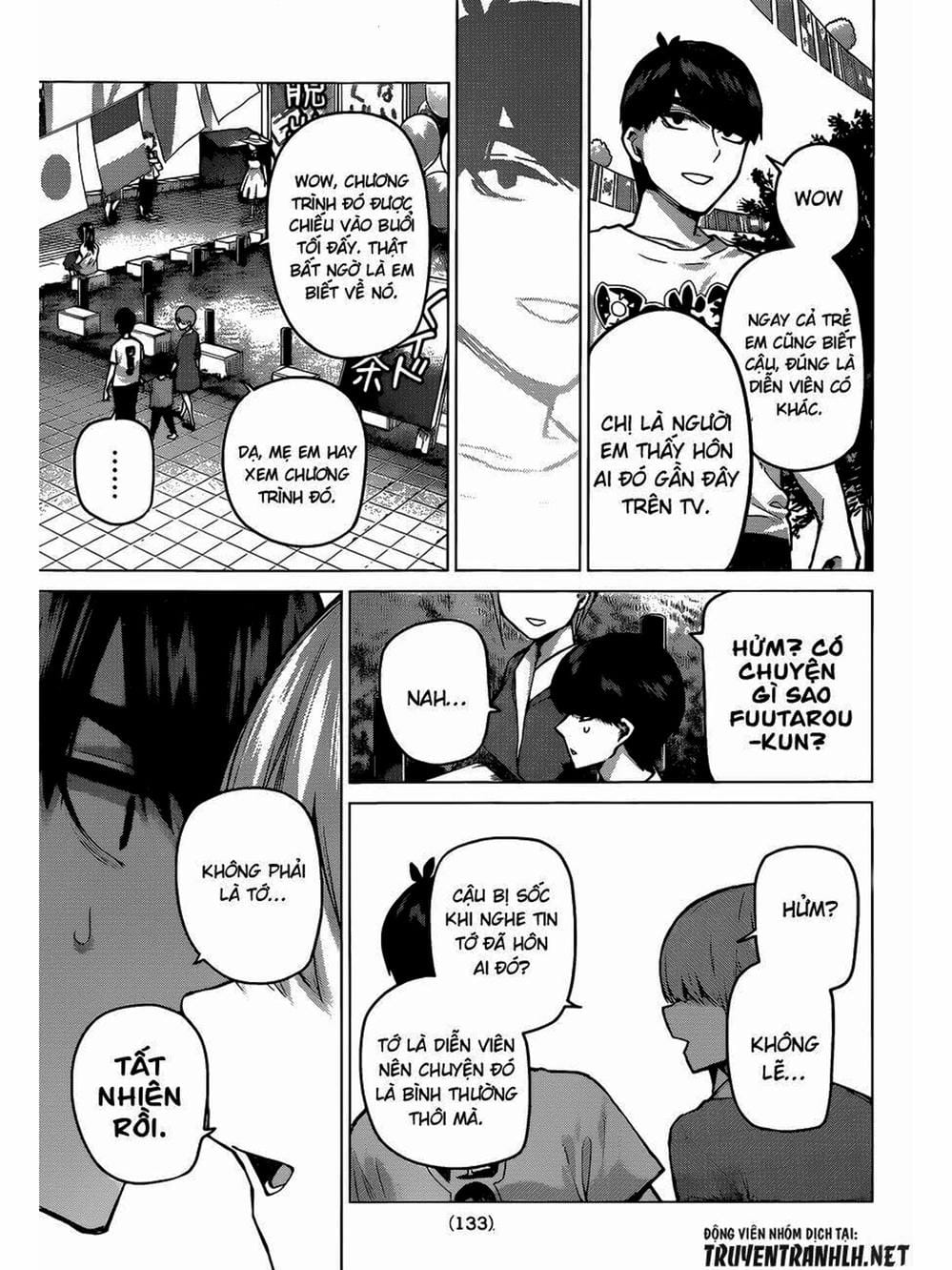 Truyện Tranh Nhà Có 5 Nàng Dâu - Gotoubun No Hanayome trang 6