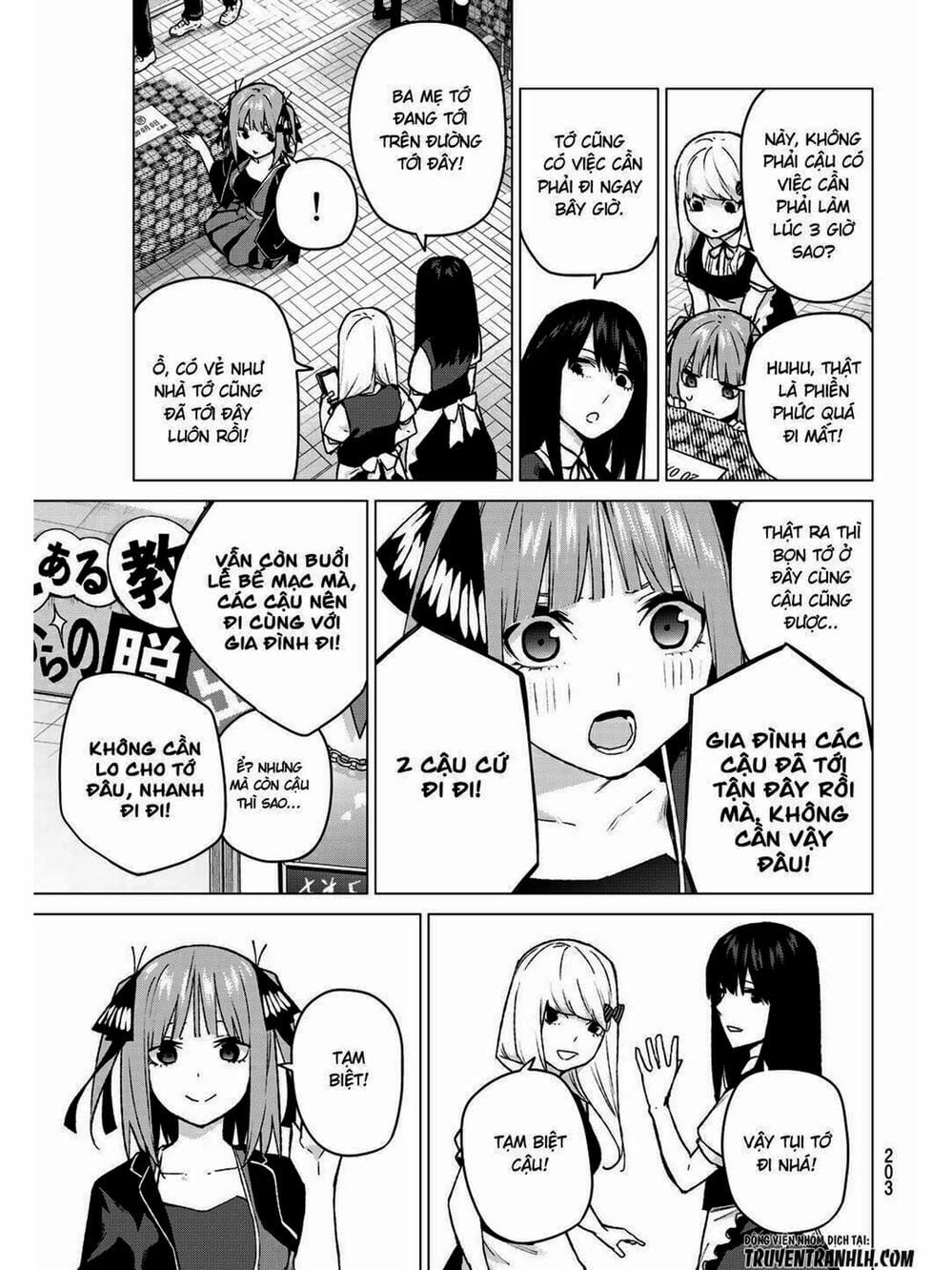 Truyện Tranh Nhà Có 5 Nàng Dâu - Gotoubun No Hanayome trang 6