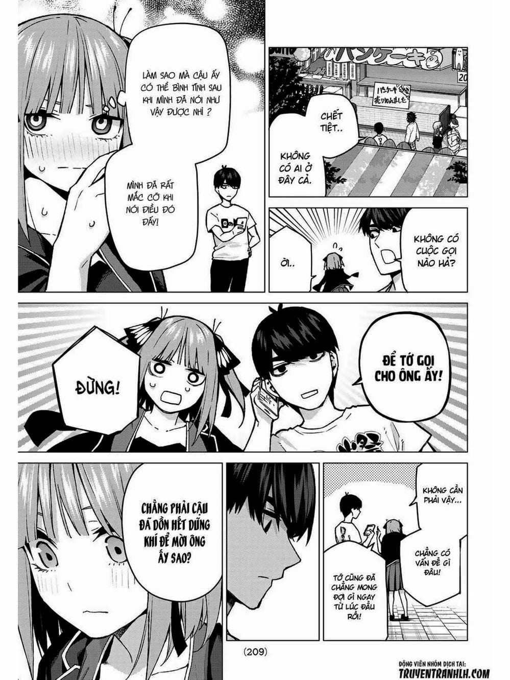 Truyện Tranh Nhà Có 5 Nàng Dâu - Gotoubun No Hanayome trang 6