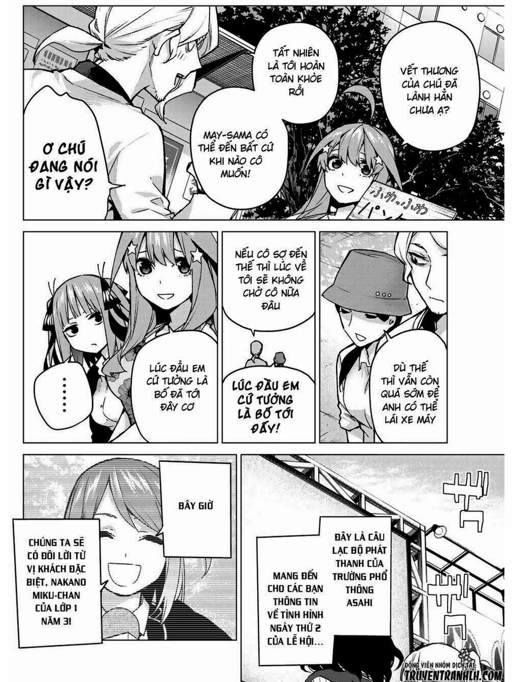 Truyện Tranh Nhà Có 5 Nàng Dâu - Gotoubun No Hanayome trang 6