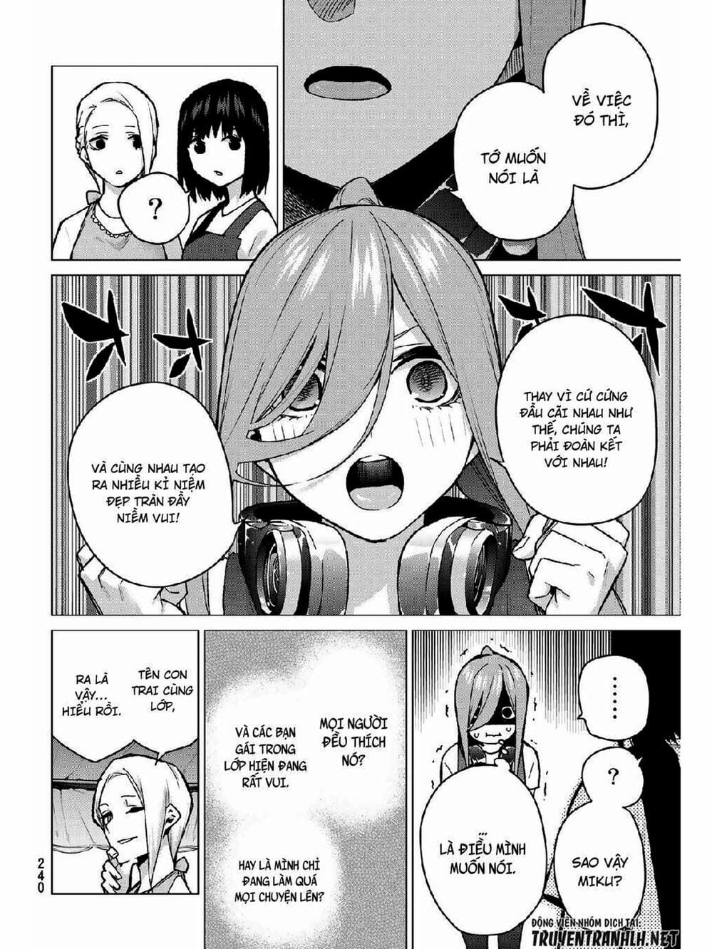 Truyện Tranh Nhà Có 5 Nàng Dâu - Gotoubun No Hanayome trang 6