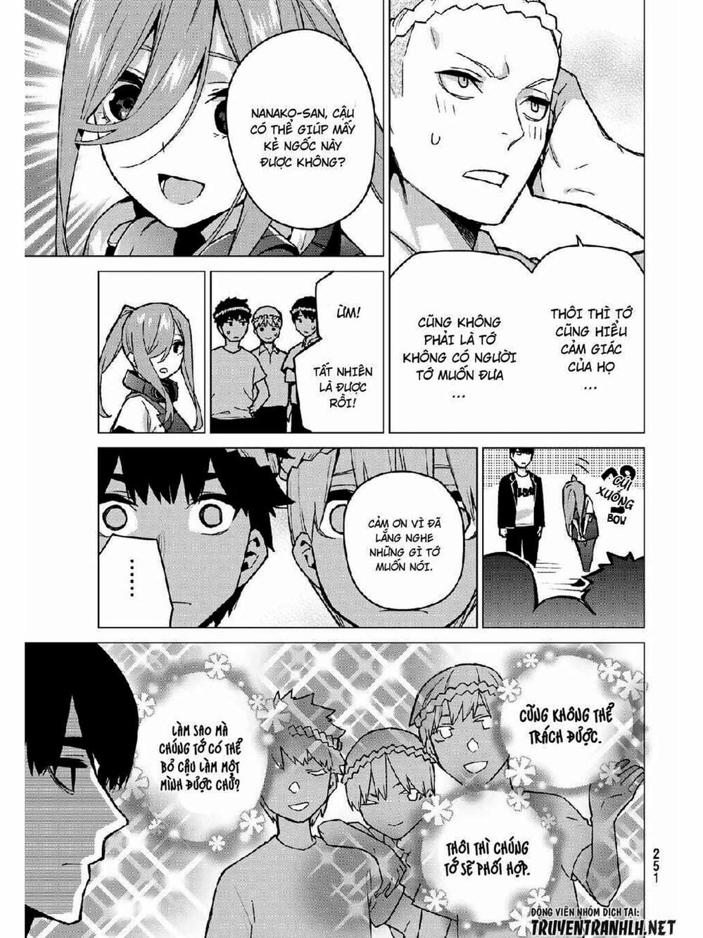 Truyện Tranh Nhà Có 5 Nàng Dâu - Gotoubun No Hanayome trang 6