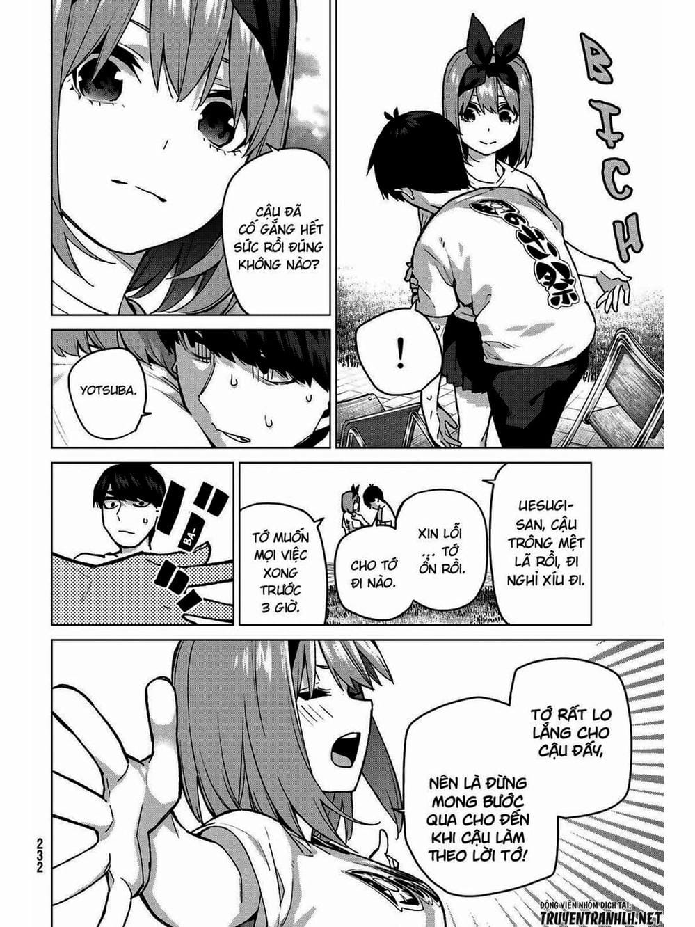 Truyện Tranh Nhà Có 5 Nàng Dâu - Gotoubun No Hanayome trang 6