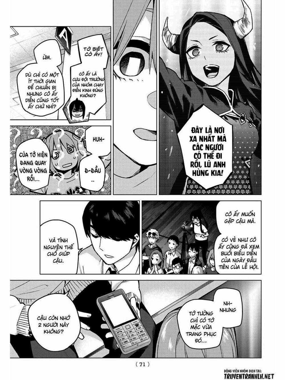 Truyện Tranh Nhà Có 5 Nàng Dâu - Gotoubun No Hanayome trang 6