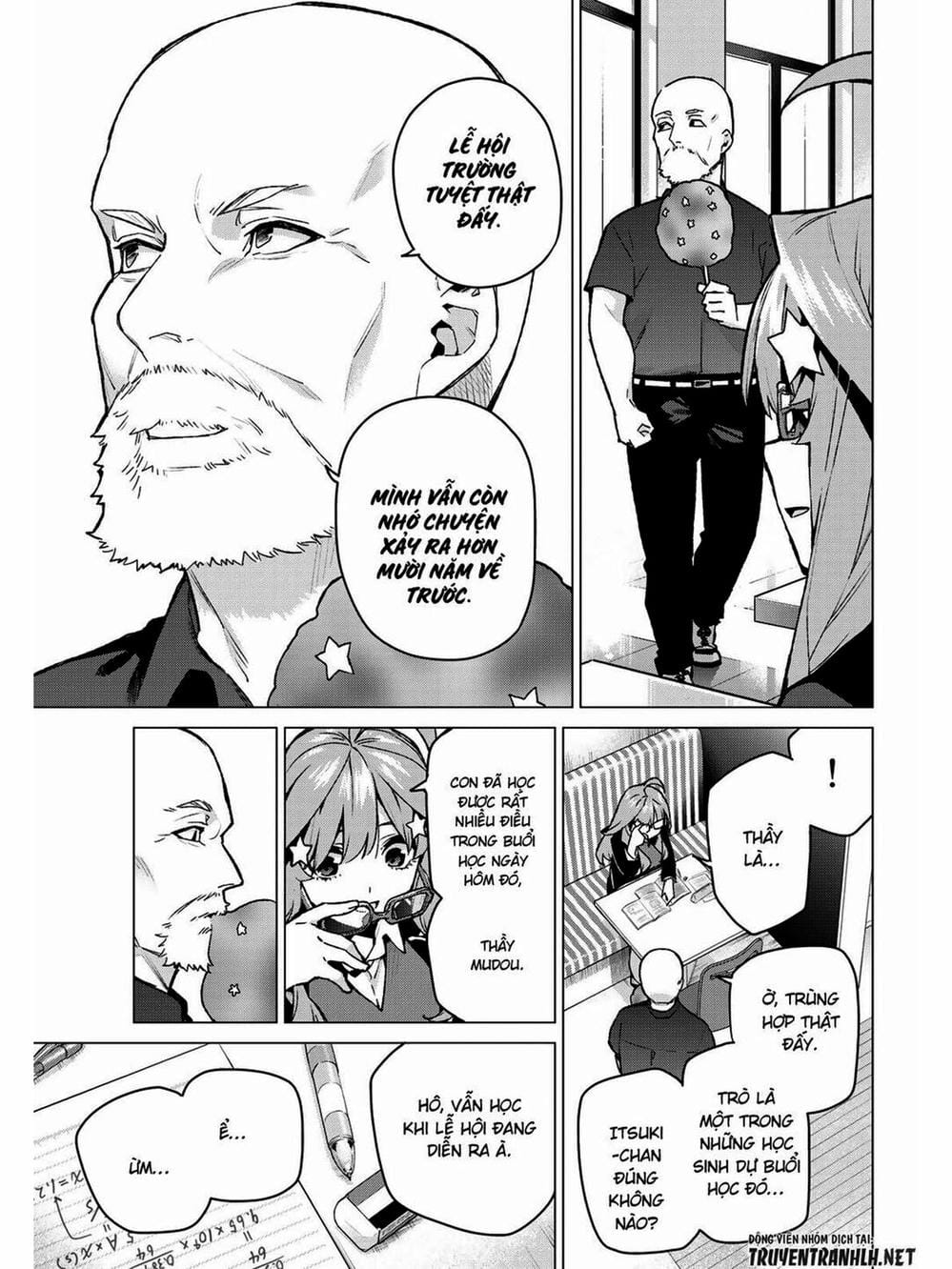 Truyện Tranh Nhà Có 5 Nàng Dâu - Gotoubun No Hanayome trang 6