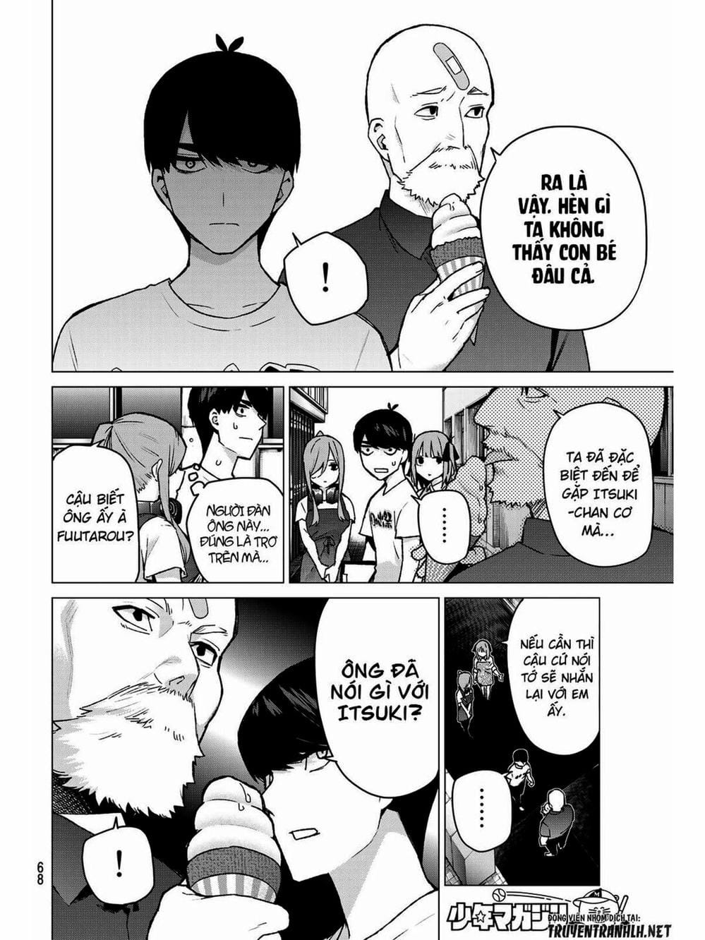 Truyện Tranh Nhà Có 5 Nàng Dâu - Gotoubun No Hanayome trang 6