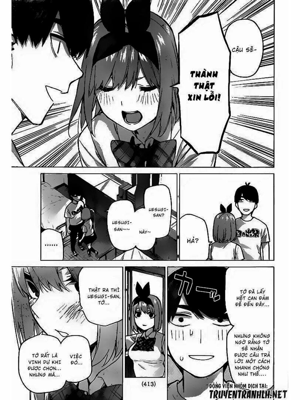 Truyện Tranh Nhà Có 5 Nàng Dâu - Gotoubun No Hanayome trang 6