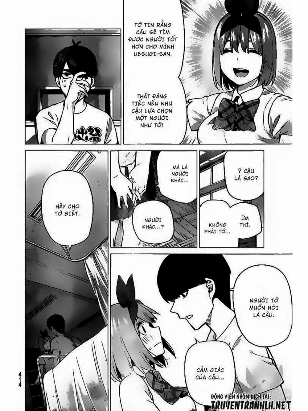 Truyện Tranh Nhà Có 5 Nàng Dâu - Gotoubun No Hanayome trang 6