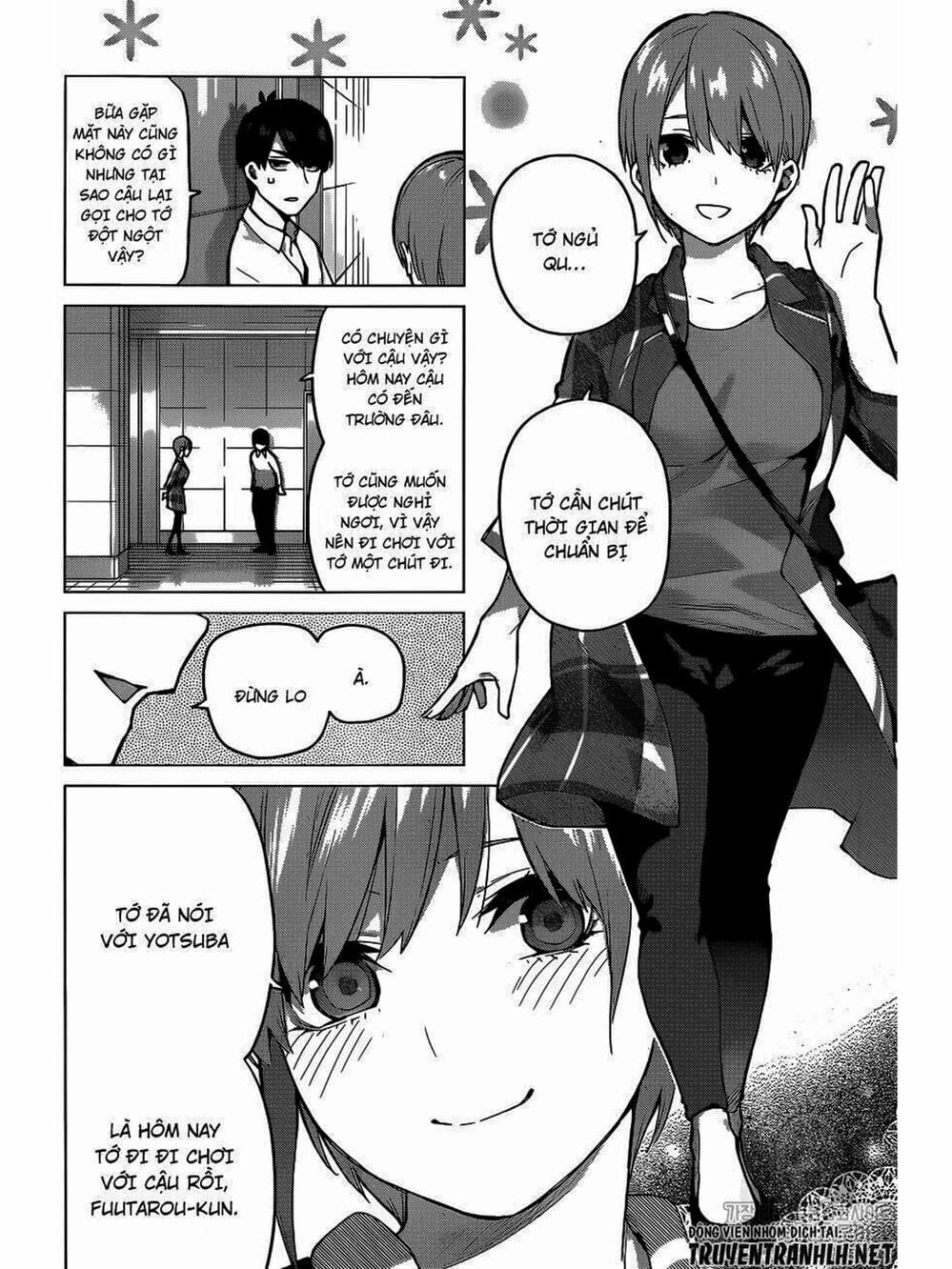 Truyện Tranh Nhà Có 5 Nàng Dâu - Gotoubun No Hanayome trang 6