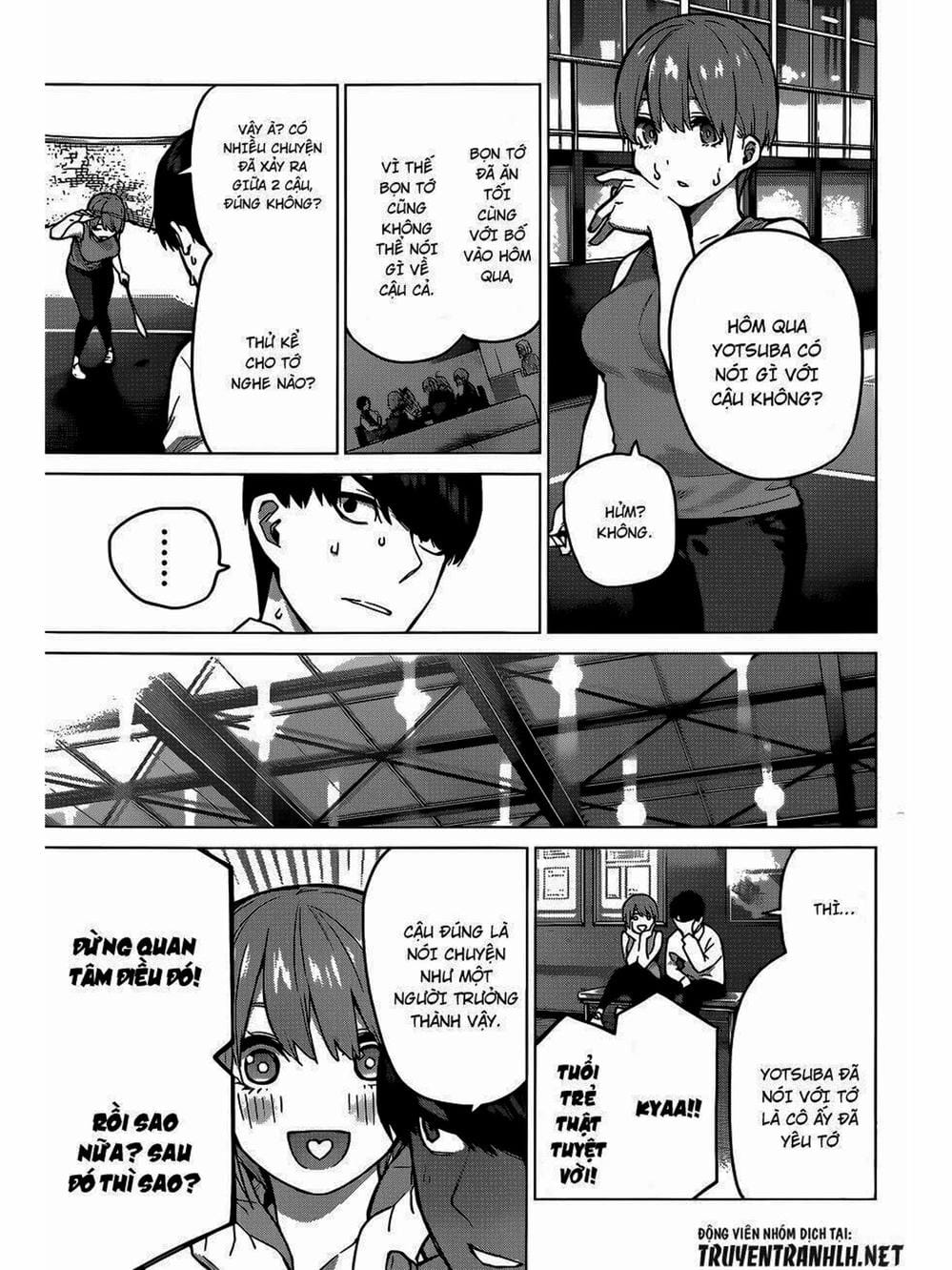 Truyện Tranh Nhà Có 5 Nàng Dâu - Gotoubun No Hanayome trang 6