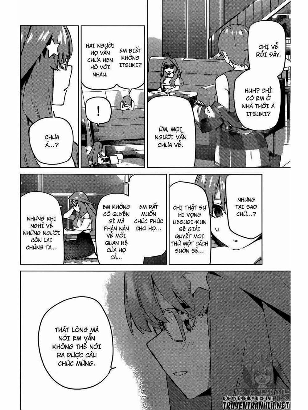 Truyện Tranh Nhà Có 5 Nàng Dâu - Gotoubun No Hanayome trang 6