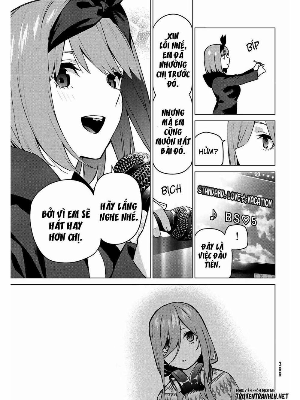 Truyện Tranh Nhà Có 5 Nàng Dâu - Gotoubun No Hanayome trang 6