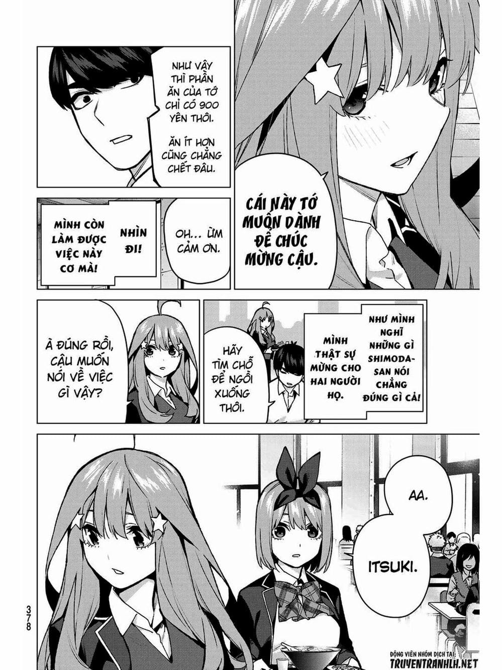 Truyện Tranh Nhà Có 5 Nàng Dâu - Gotoubun No Hanayome trang 6