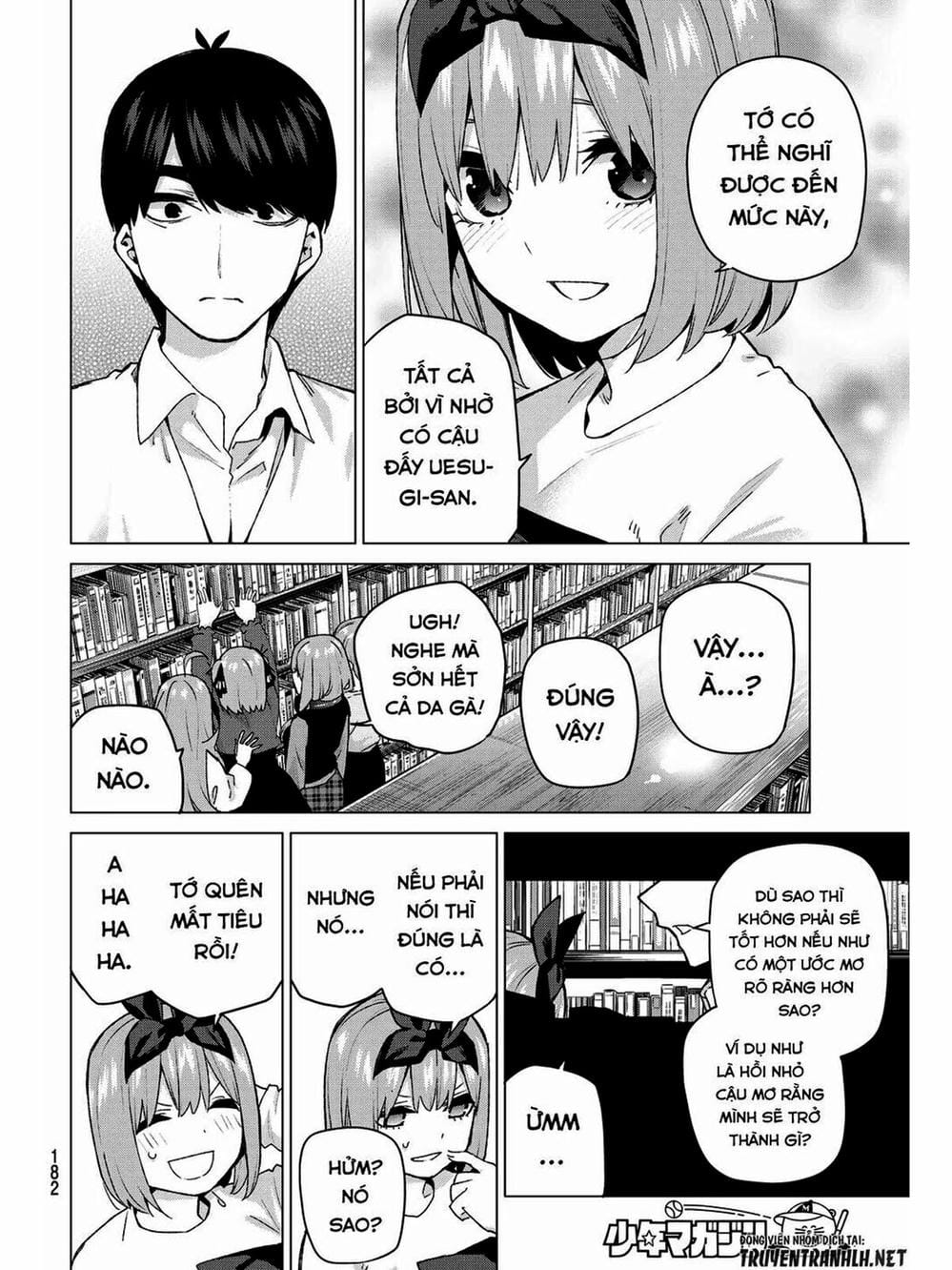 Truyện Tranh Nhà Có 5 Nàng Dâu - Gotoubun No Hanayome trang 6