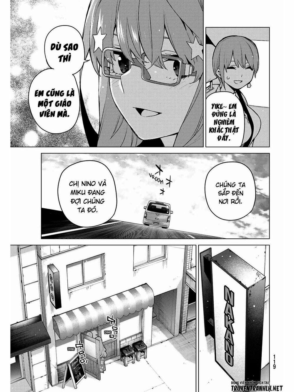 Truyện Tranh Nhà Có 5 Nàng Dâu - Gotoubun No Hanayome trang 6