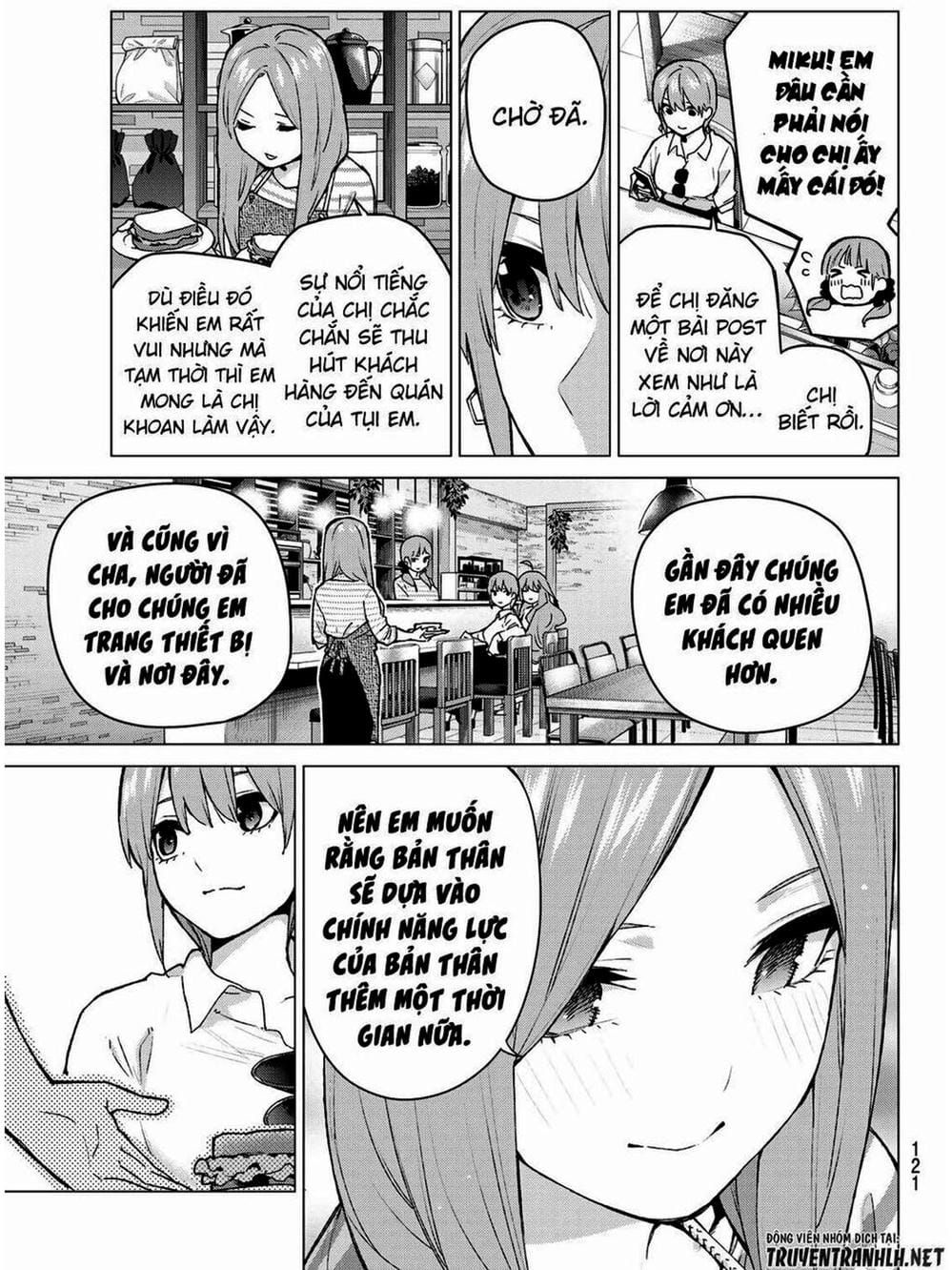 Truyện Tranh Nhà Có 5 Nàng Dâu - Gotoubun No Hanayome trang 6