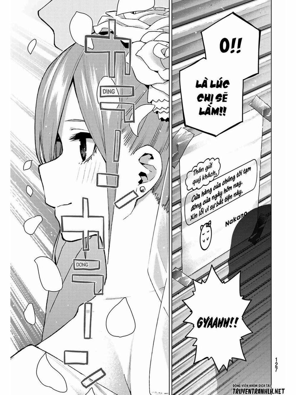 Truyện Tranh Nhà Có 5 Nàng Dâu - Gotoubun No Hanayome trang 6