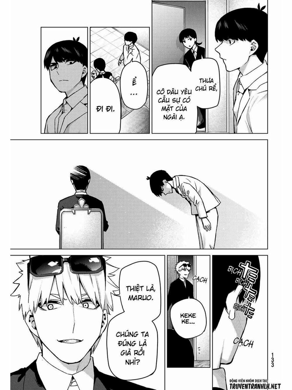 Truyện Tranh Nhà Có 5 Nàng Dâu - Gotoubun No Hanayome trang 6