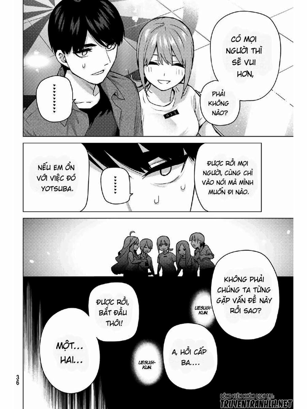 Truyện Tranh Nhà Có 5 Nàng Dâu - Gotoubun No Hanayome trang 6