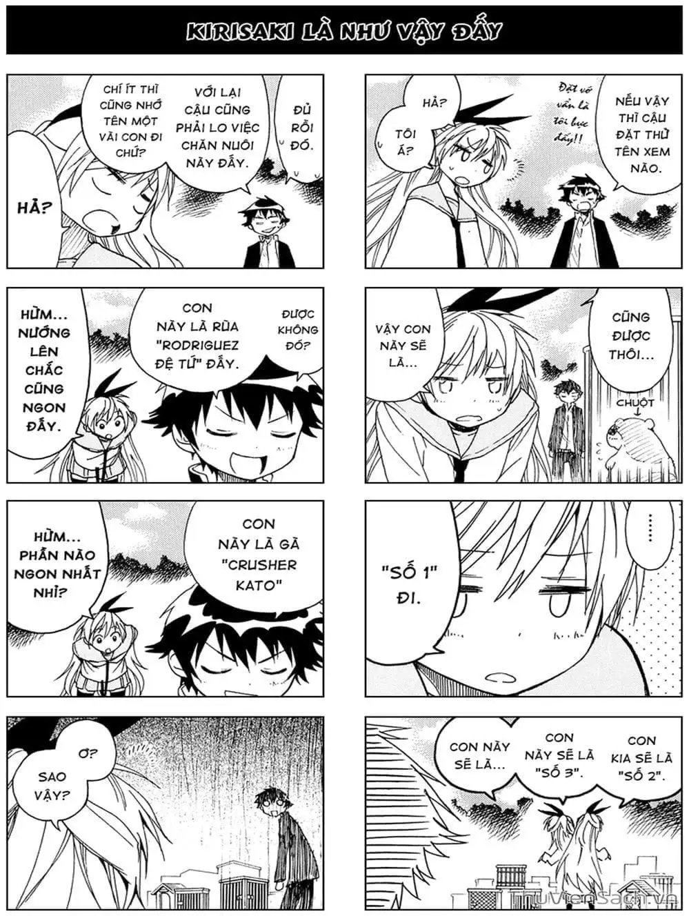 Truyện Tranh Tình Yêu Giả Tạo - Nisekoi trang 8