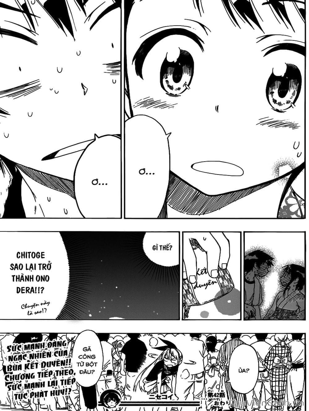 Truyện Tranh Tình Yêu Giả Tạo - Nisekoi trang 8