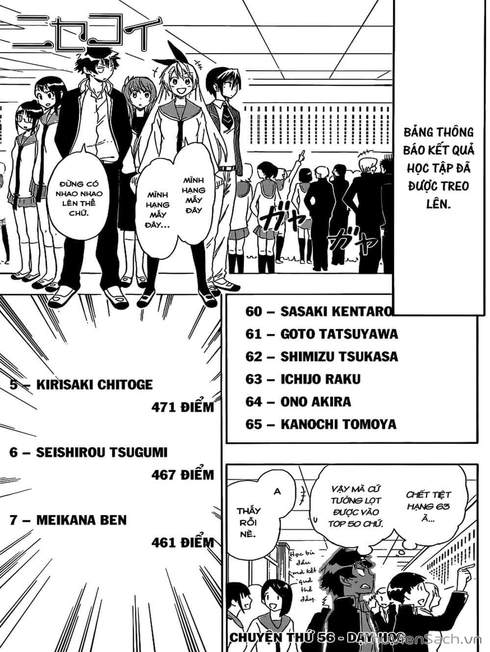 Truyện Tranh Tình Yêu Giả Tạo - Nisekoi trang 8