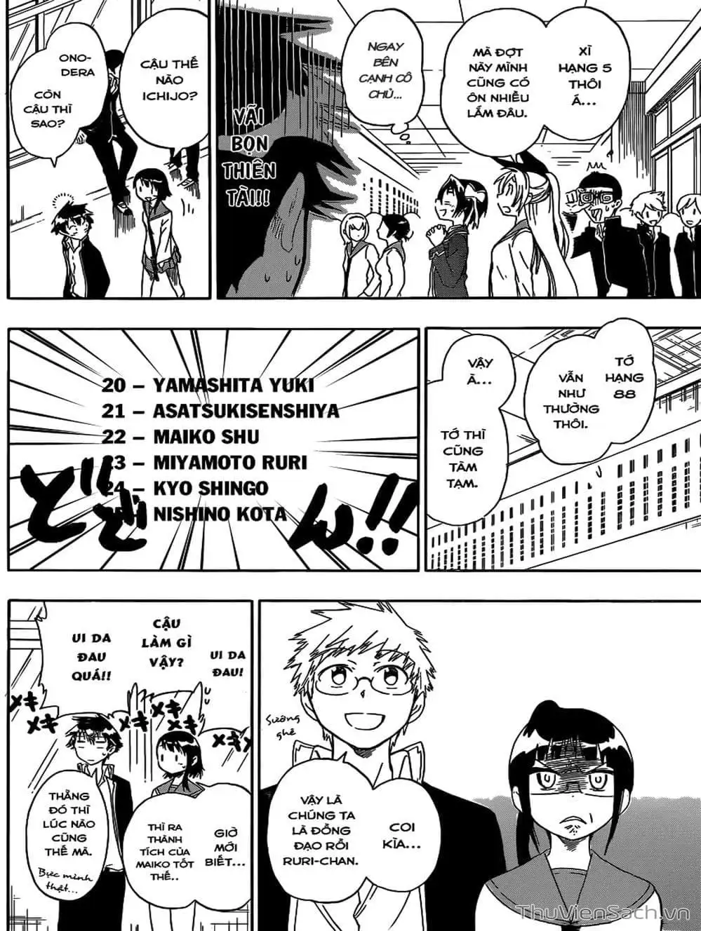 Truyện Tranh Tình Yêu Giả Tạo - Nisekoi trang 8