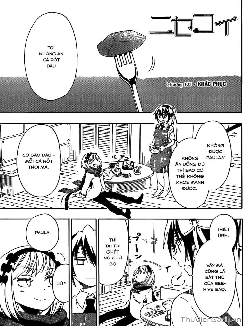 Truyện Tranh Tình Yêu Giả Tạo - Nisekoi trang 8