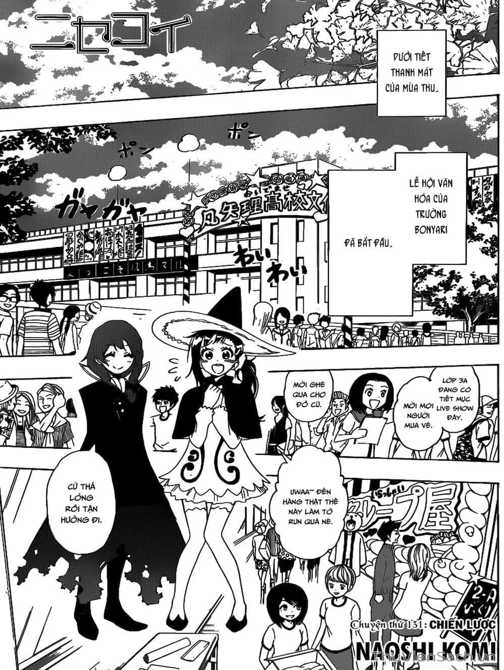 Truyện Tranh Tình Yêu Giả Tạo - Nisekoi trang 8