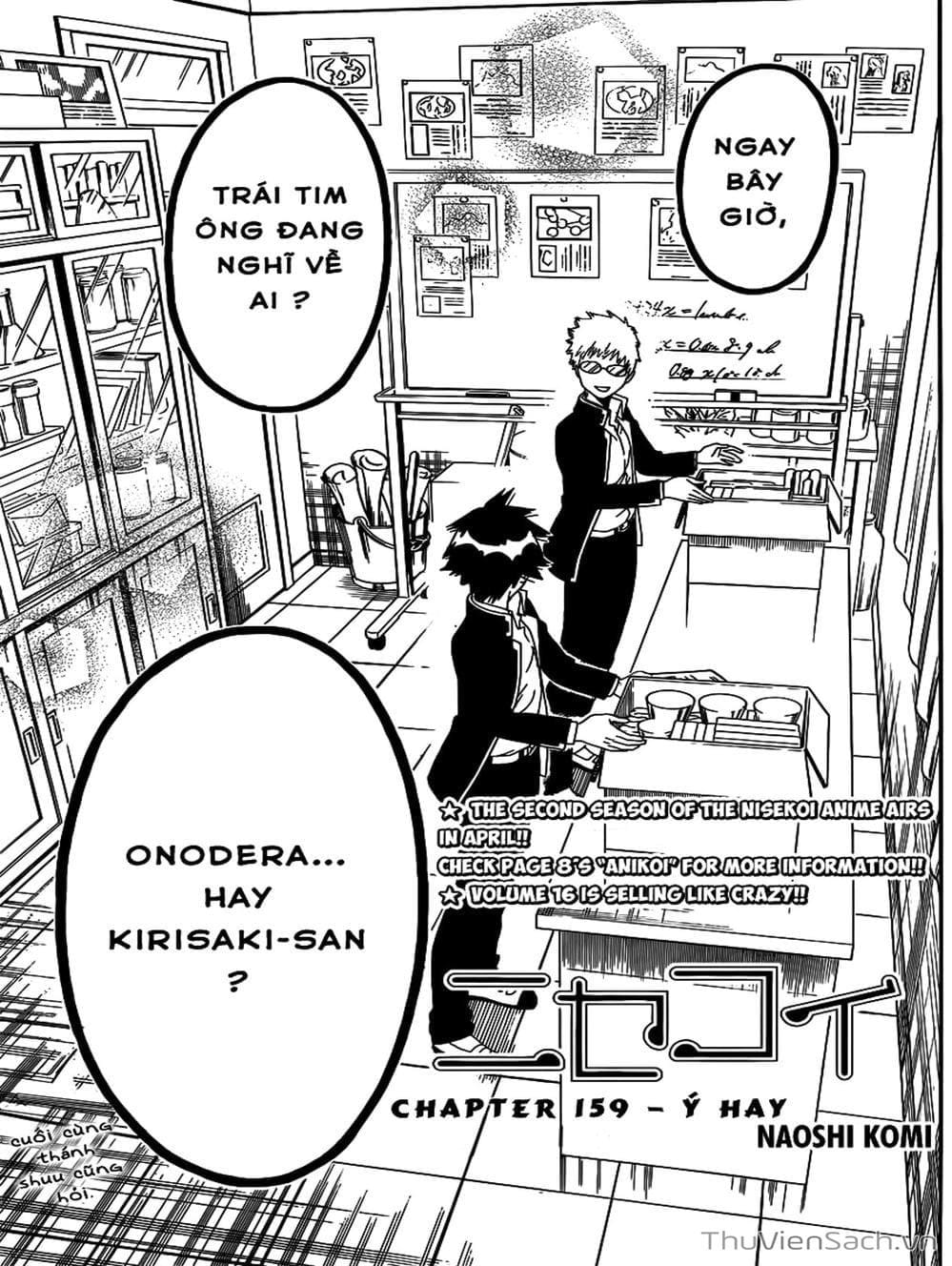 Truyện Tranh Tình Yêu Giả Tạo - Nisekoi trang 8