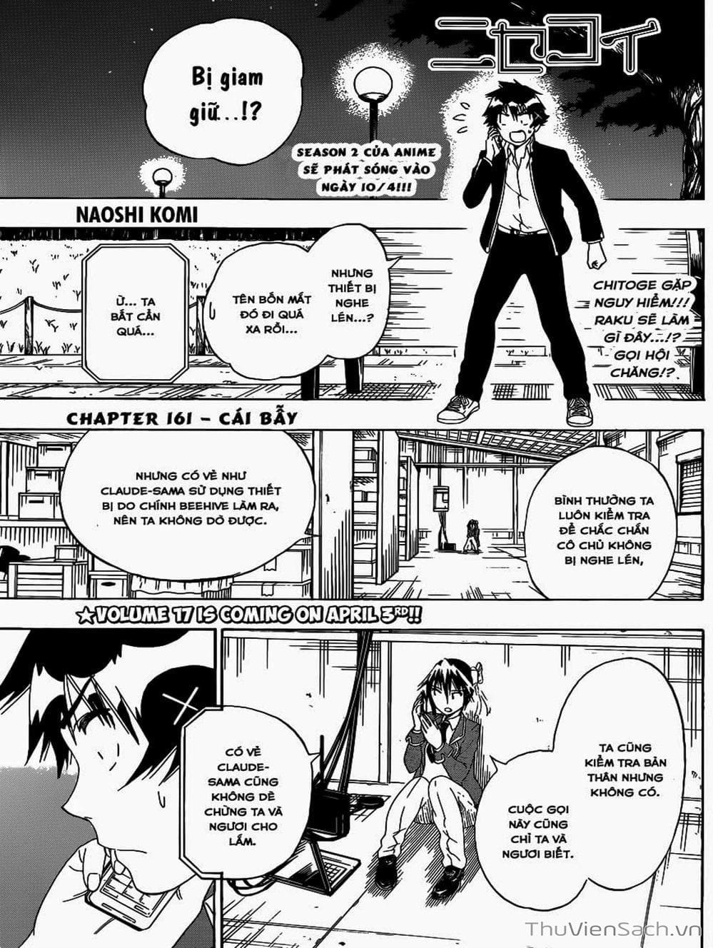 Truyện Tranh Tình Yêu Giả Tạo - Nisekoi trang 8