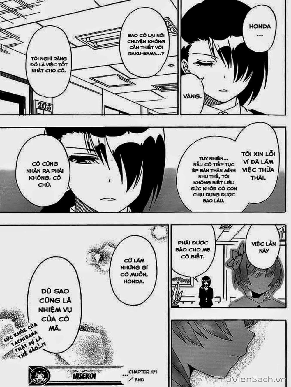 Truyện Tranh Tình Yêu Giả Tạo - Nisekoi trang 8