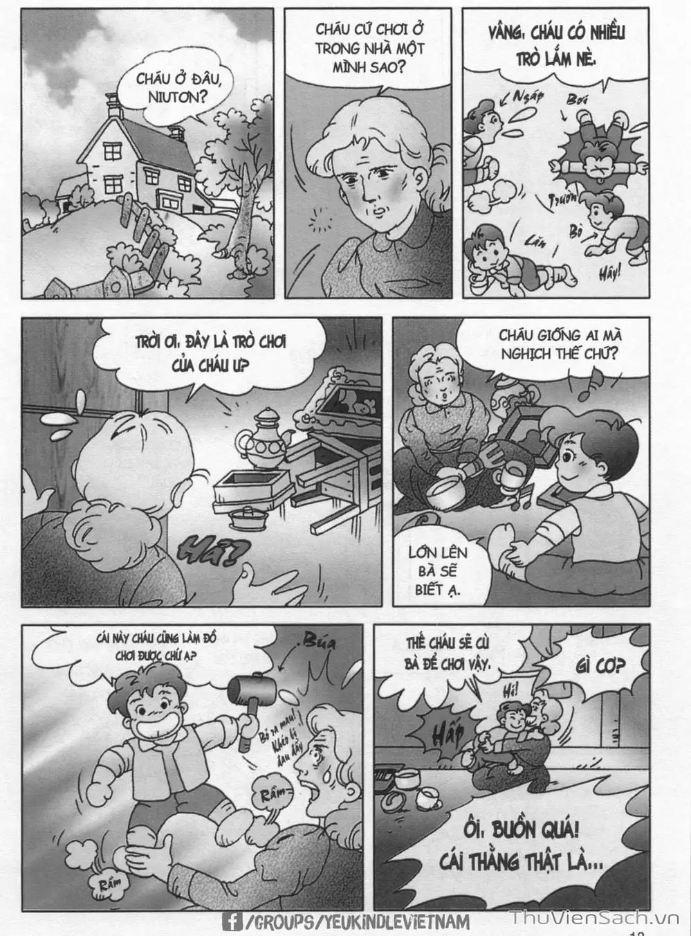 Truyện Tranh Danh Nhân Thế Giới - Niuton trang 2