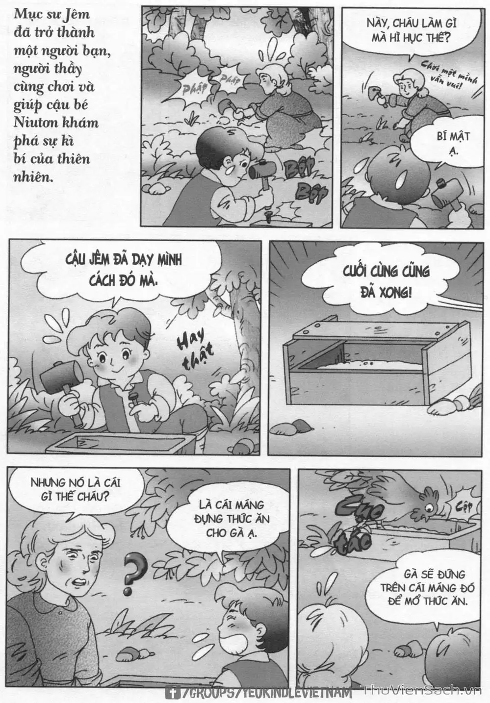 Truyện Tranh Danh Nhân Thế Giới - Niuton trang 2