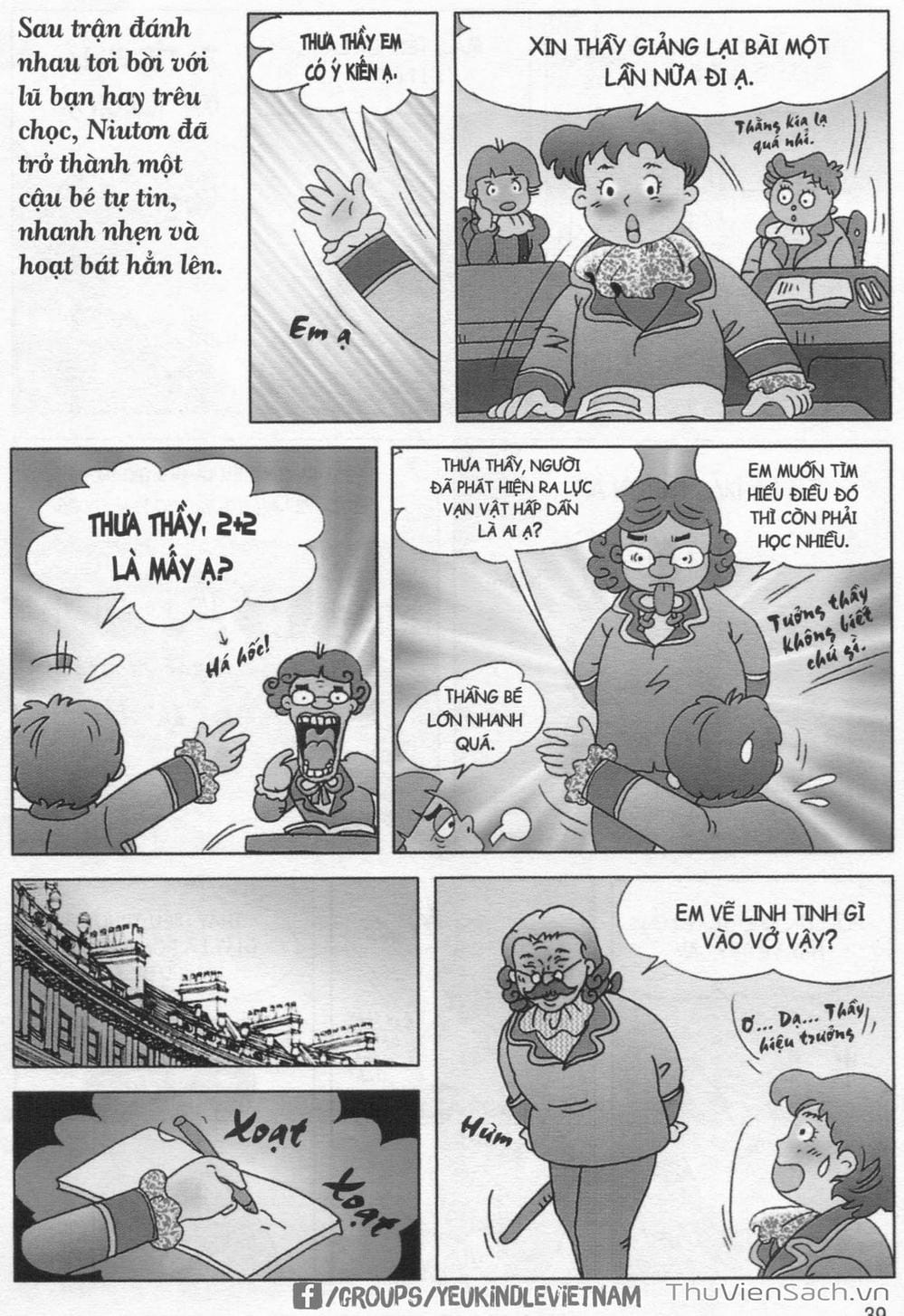 Truyện Tranh Danh Nhân Thế Giới - Niuton trang 2