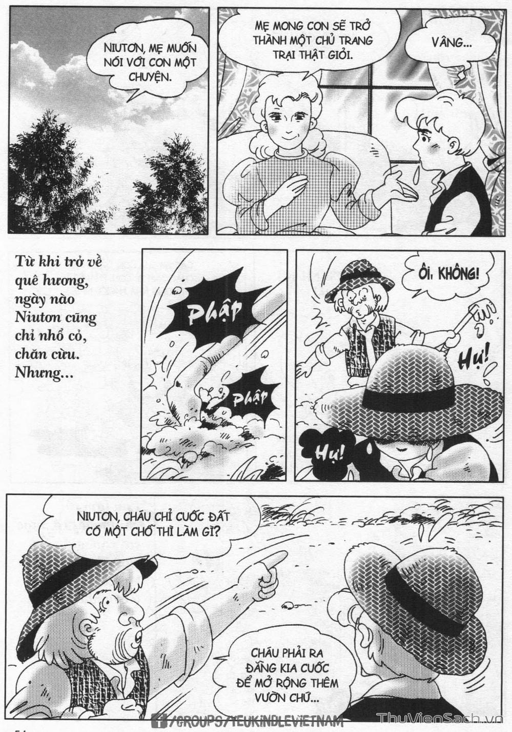 Truyện Tranh Danh Nhân Thế Giới - Niuton trang 2