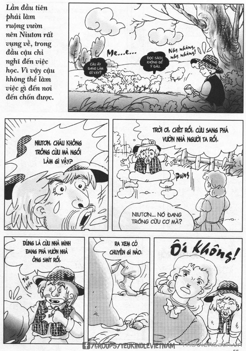 Truyện Tranh Danh Nhân Thế Giới - Niuton trang 2