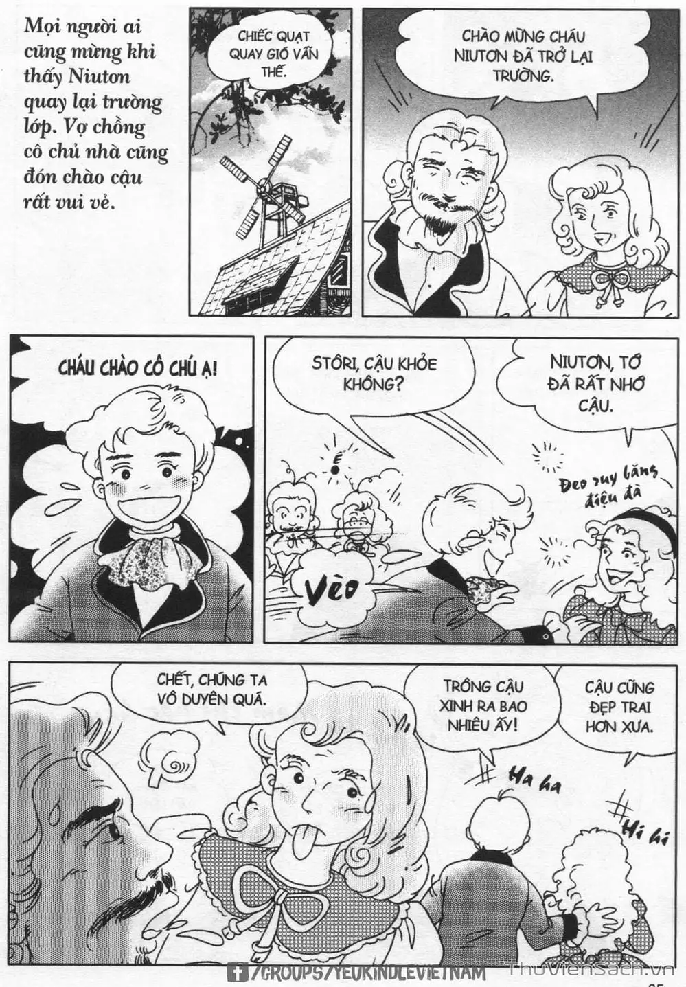 Truyện Tranh Danh Nhân Thế Giới - Niuton trang 2