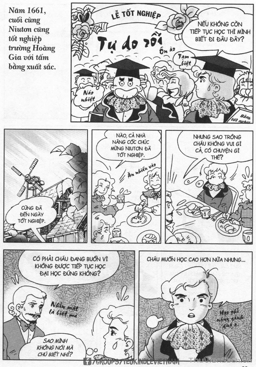 Truyện Tranh Danh Nhân Thế Giới - Niuton trang 2