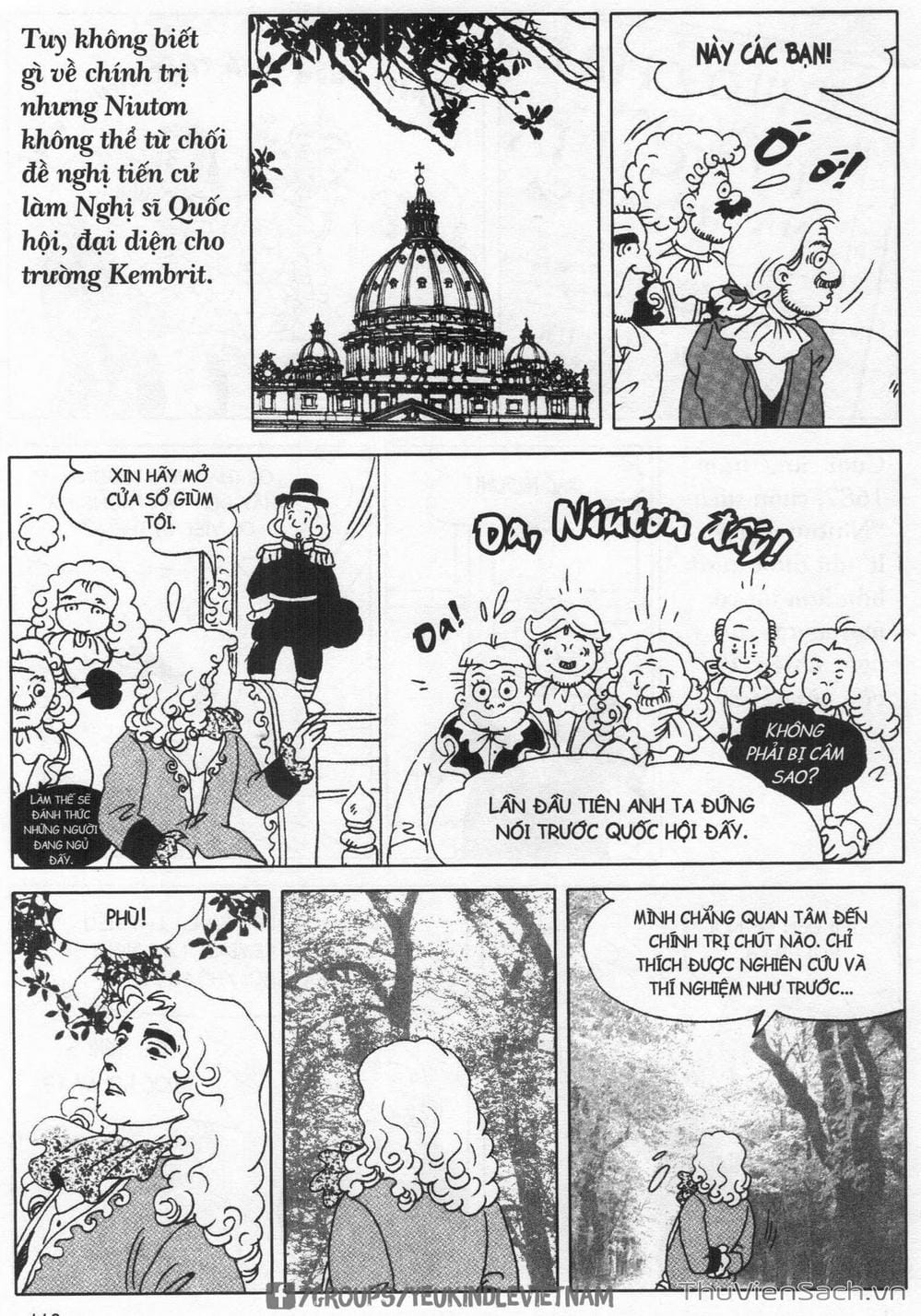 Truyện Tranh Danh Nhân Thế Giới - Niuton trang 2