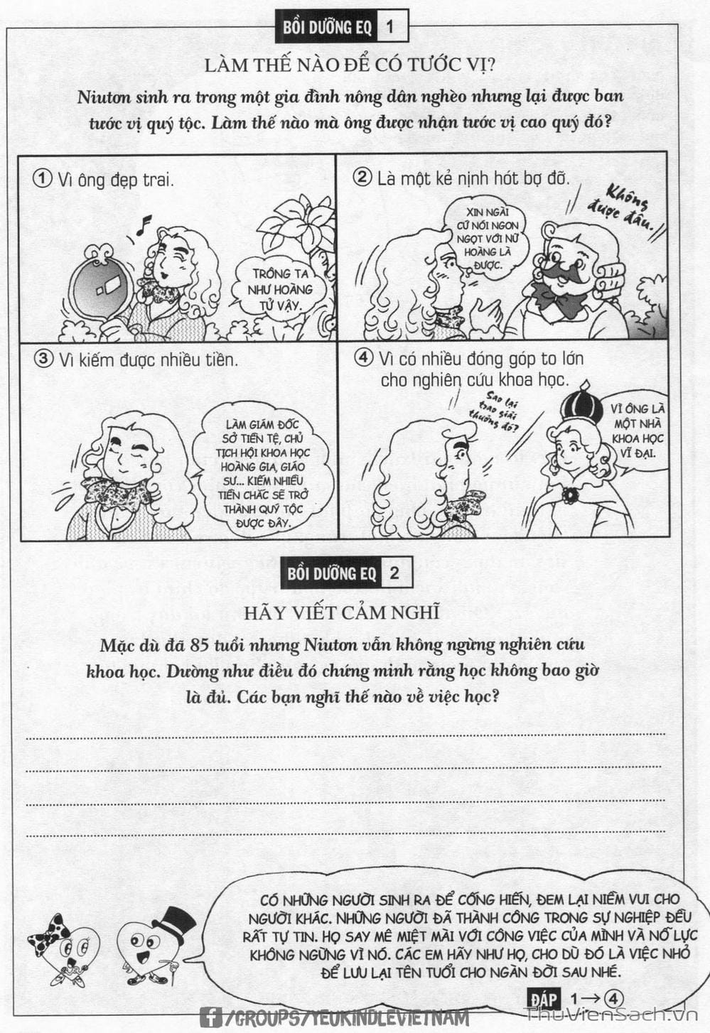 Truyện Tranh Danh Nhân Thế Giới - Niuton trang 2