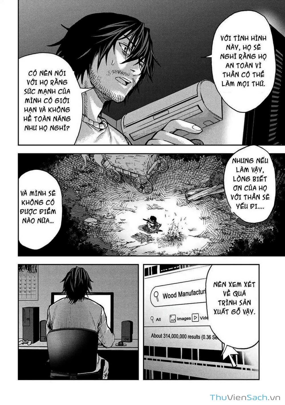 Truyện Tranh Npc Của Trò Chơi Xây Dựng Làng Là Người Thật trang 4