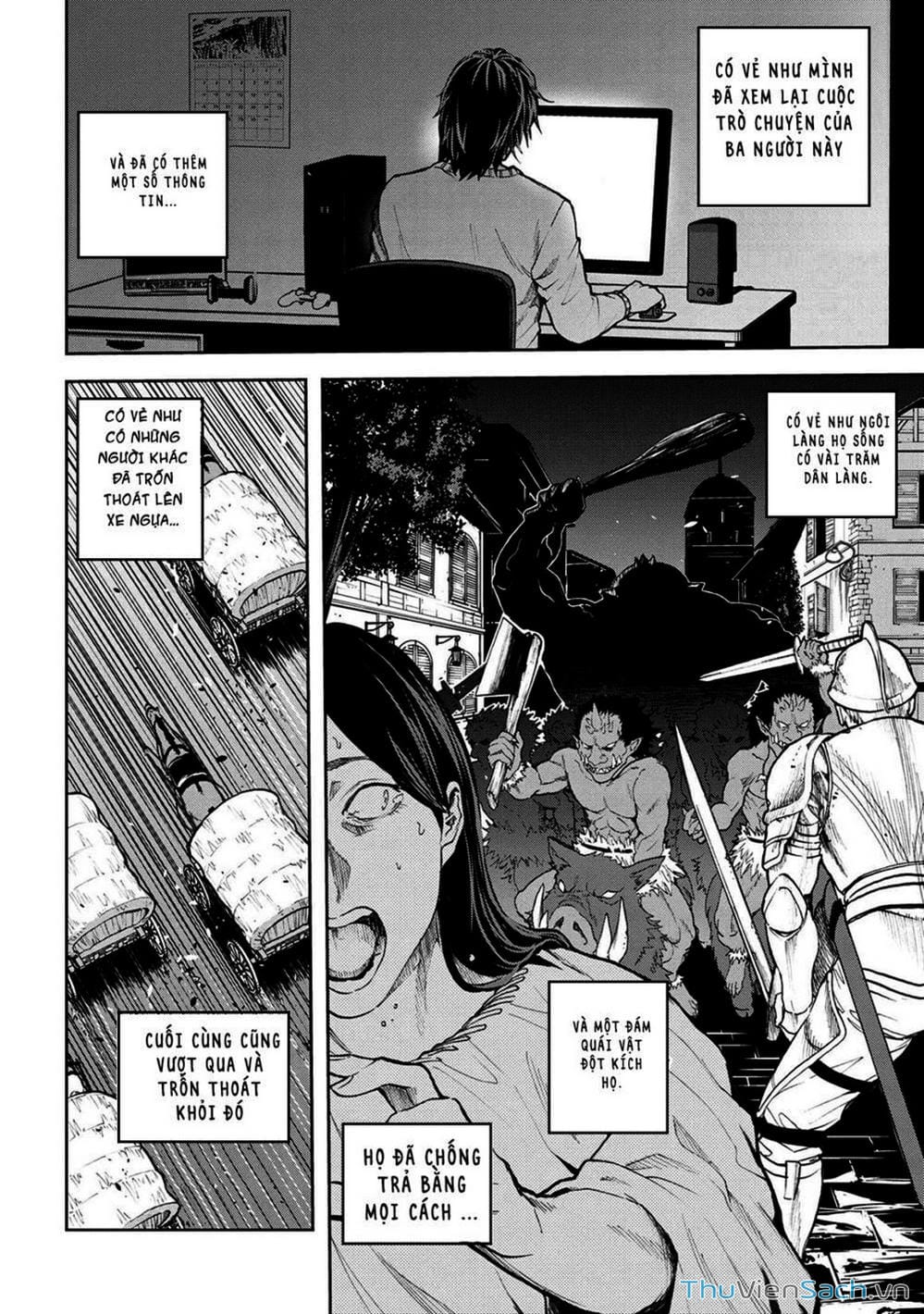 Truyện Tranh Npc Của Trò Chơi Xây Dựng Làng Là Người Thật trang 4