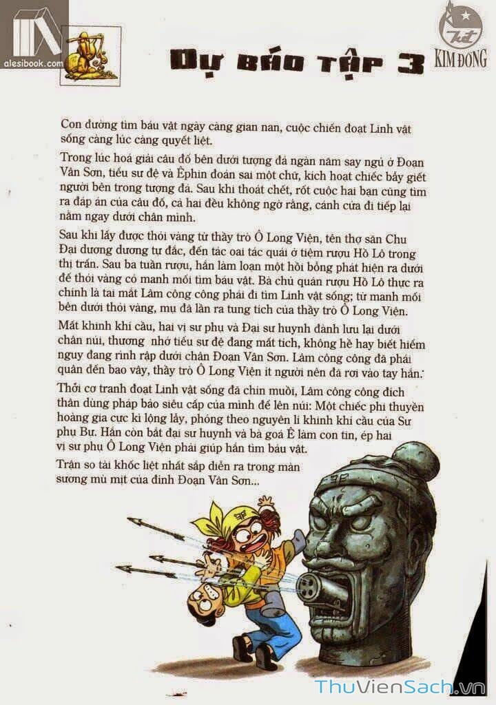 Truyện Tranh Ô Long Viện Linh Vật Sống trang 3