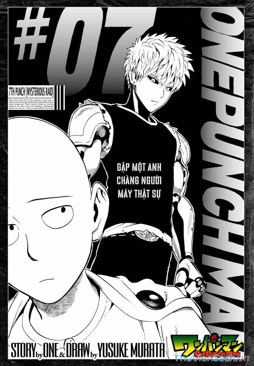 Truyện Tranh Anh Hùng: One-Punch Man trang 4