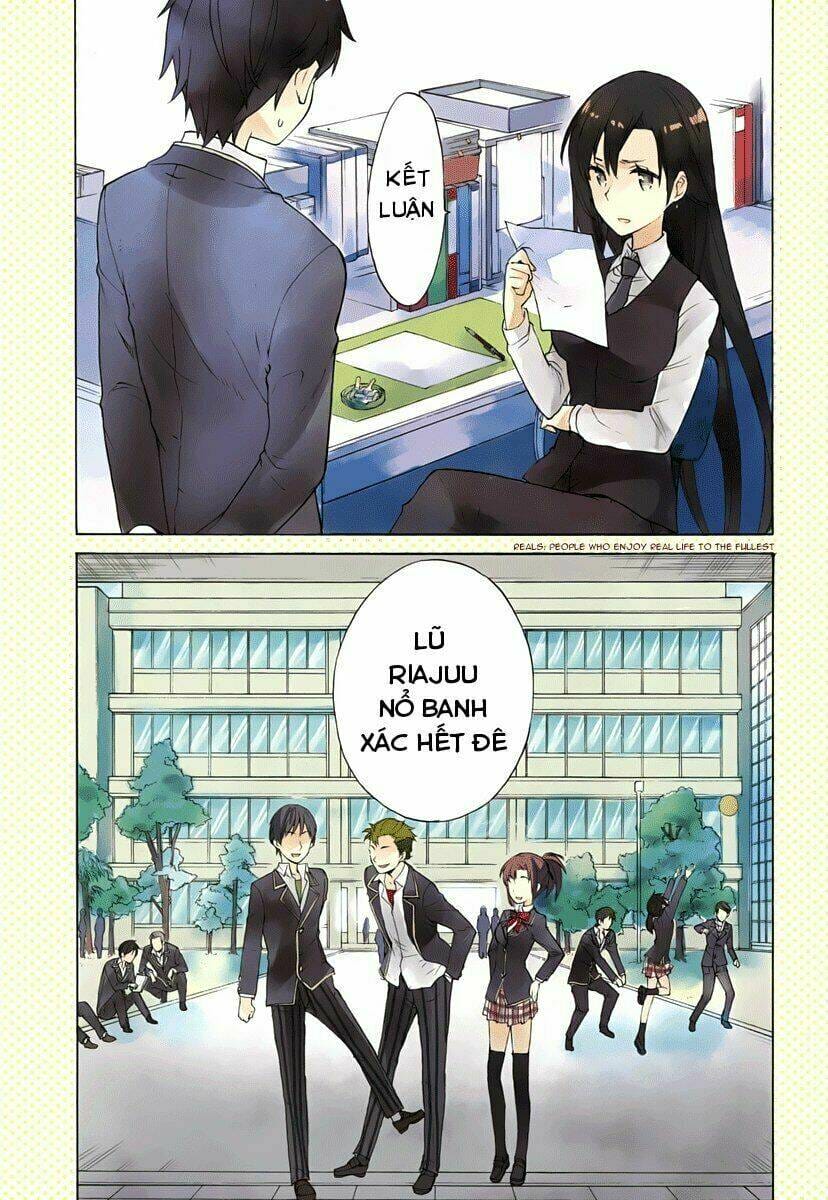 Truyện Tranh Chuyện Tình Thanh Xuân Bi Hài Của Tôi Quả Nhiên Là Sai Lầm - Oregairu trang 6