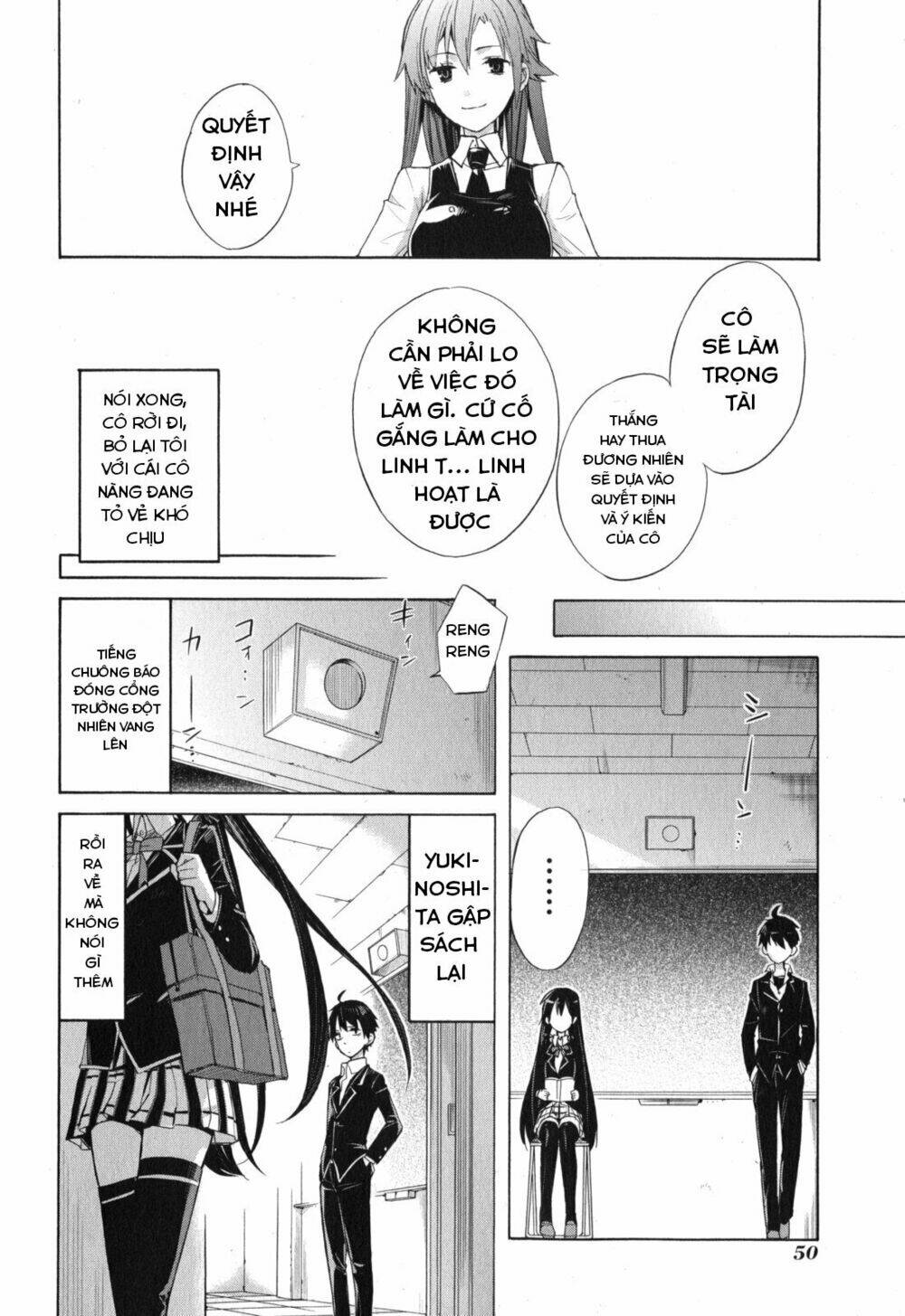 Truyện Tranh Chuyện Tình Thanh Xuân Bi Hài Của Tôi Quả Nhiên Là Sai Lầm - Oregairu trang 6