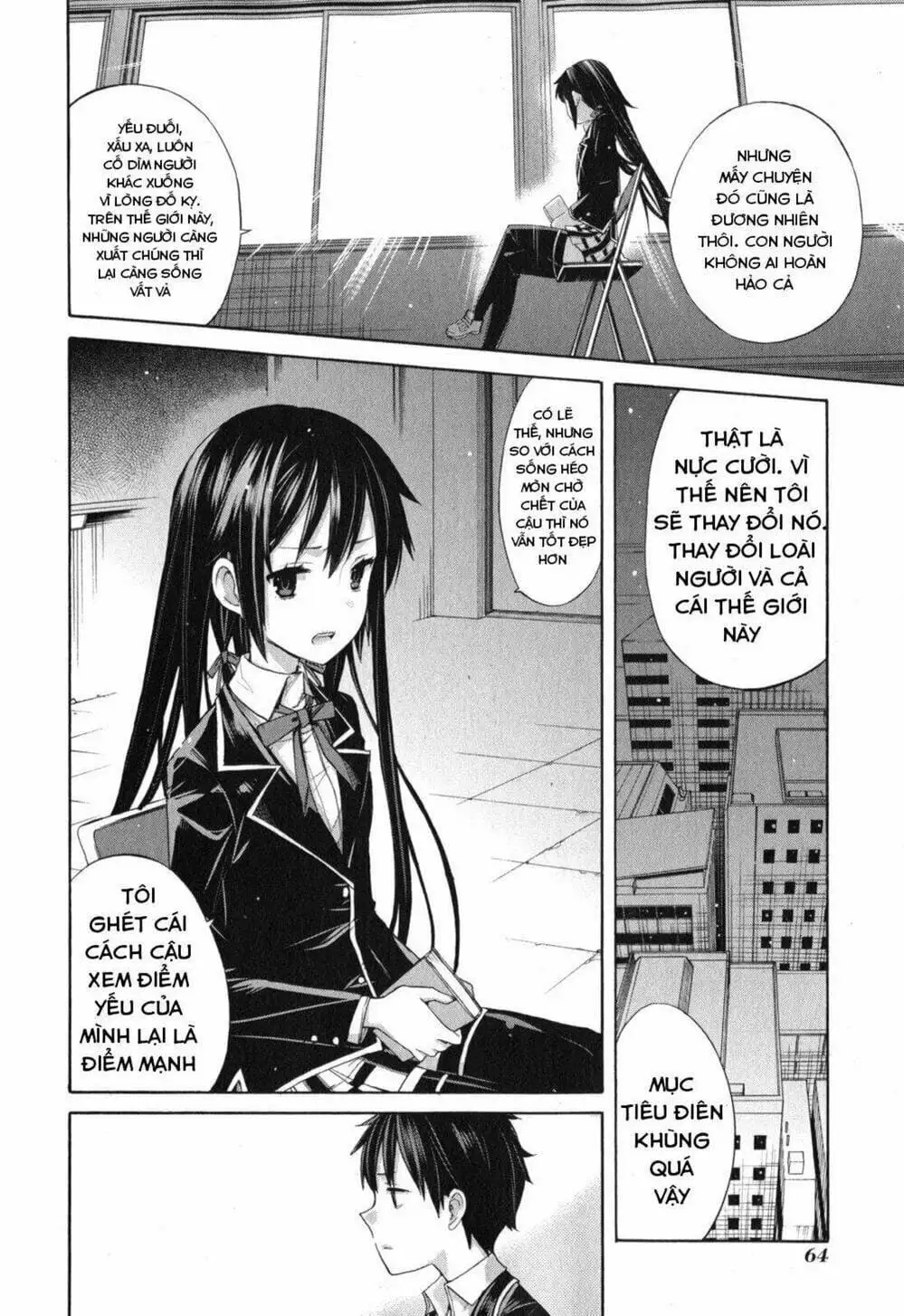 Truyện Tranh Chuyện Tình Thanh Xuân Bi Hài Của Tôi Quả Nhiên Là Sai Lầm - Oregairu trang 6