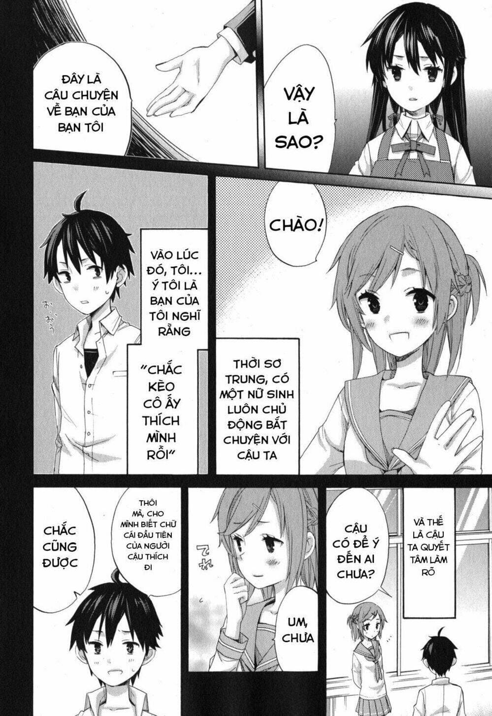 Truyện Tranh Chuyện Tình Thanh Xuân Bi Hài Của Tôi Quả Nhiên Là Sai Lầm - Oregairu trang 6